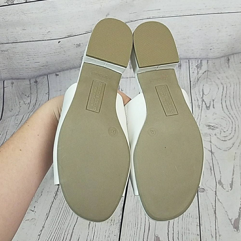 Ivory Open Toe Slides - Picture 3 of 3
